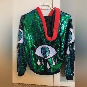 Sequin Eye Festival Jacket